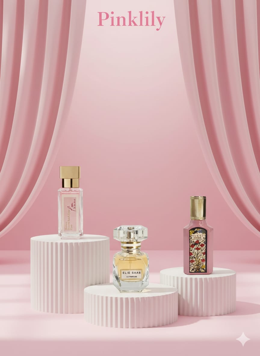 Elie Saab Le Parfum 30ml+Maison Francis Kurkdjian L'eau À la rose 30ml+Gucci Flora Gorgeous Gardenia 30ml