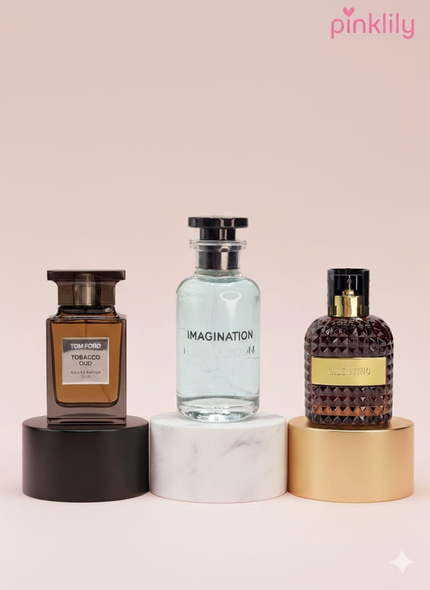 Tom ford 100ml + Imagination 100ml + Valantino 100ml
