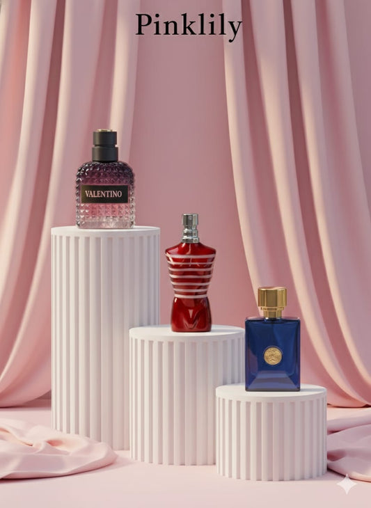 Jean Paul Gaultier Le Male Elixir 30ml+Versace Dylan Blue Pour Homme 30ml+Valentino 30ml