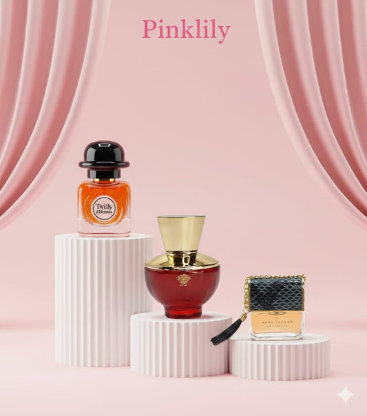 Twilly d'Hermès 30ml+Marc Jacobs Decadence 30ml+Versace Versus Red 30ml