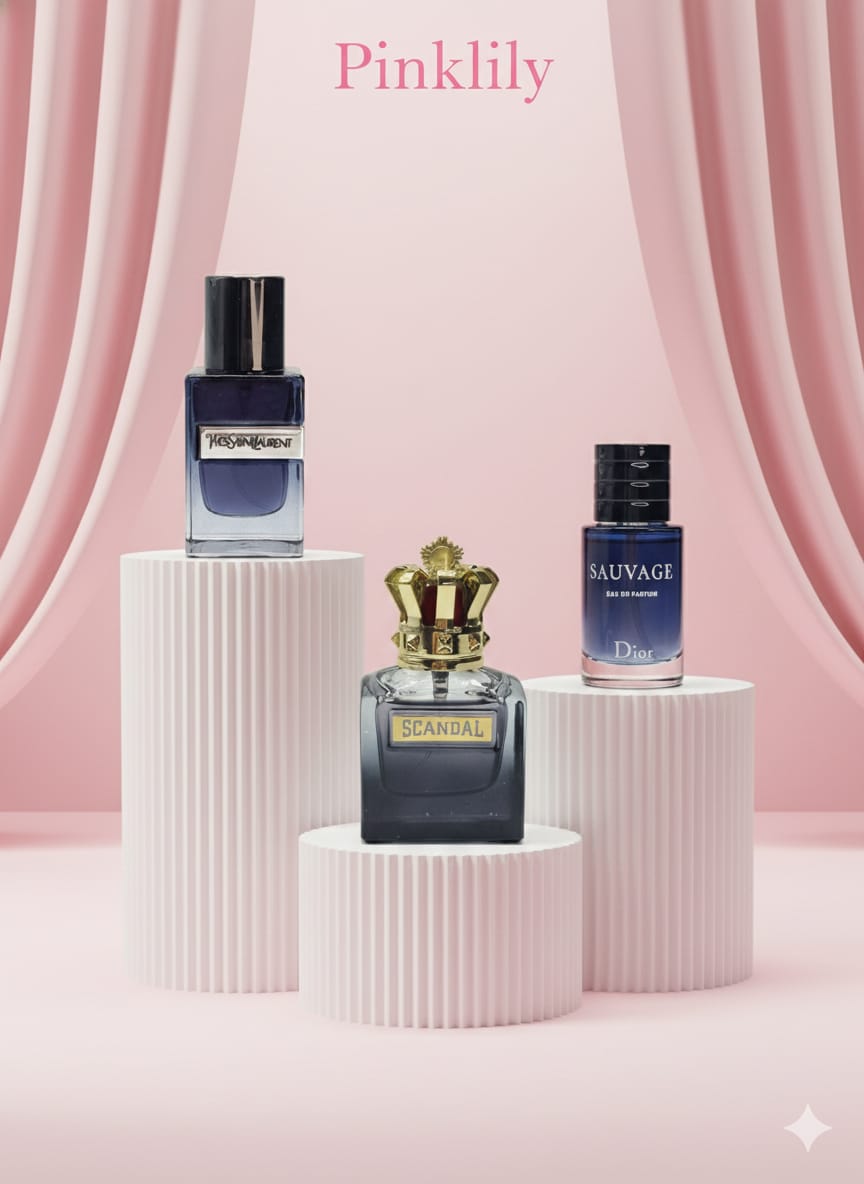YSL - Y Le Parfum 30ml+Scandal 30ml+Dior Sauvage 30ml