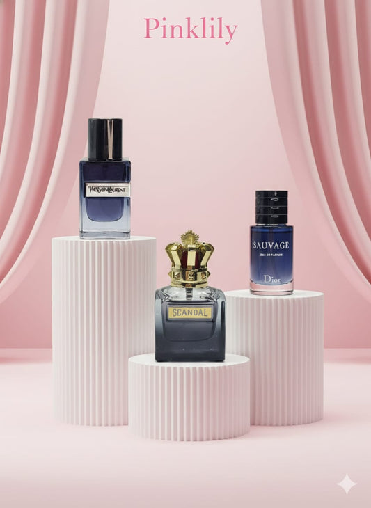 YSL - Y Le Parfum 30ml+Scandal 30ml+Dior Sauvage 30ml